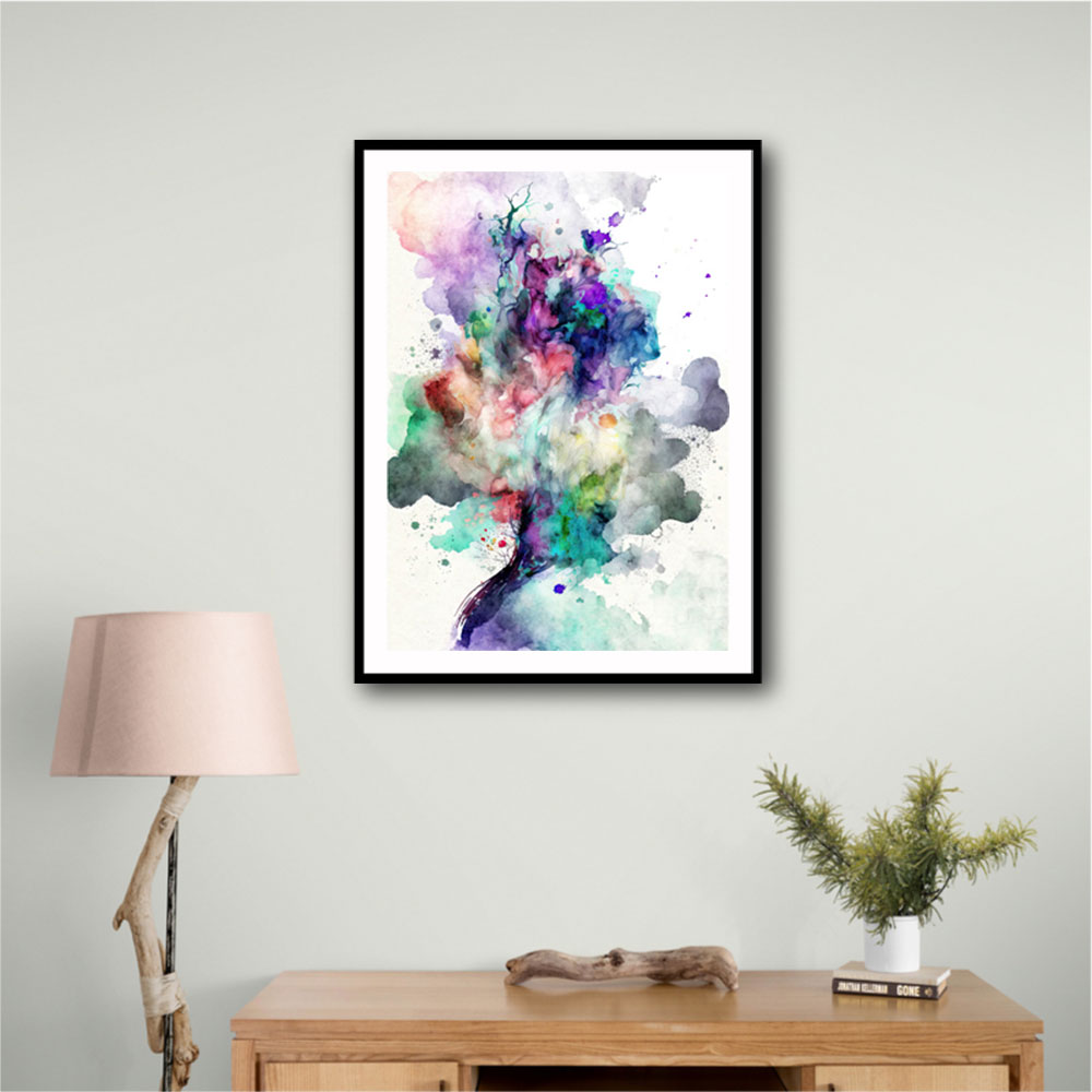 Ink Splash Abstract 34 Wall Art