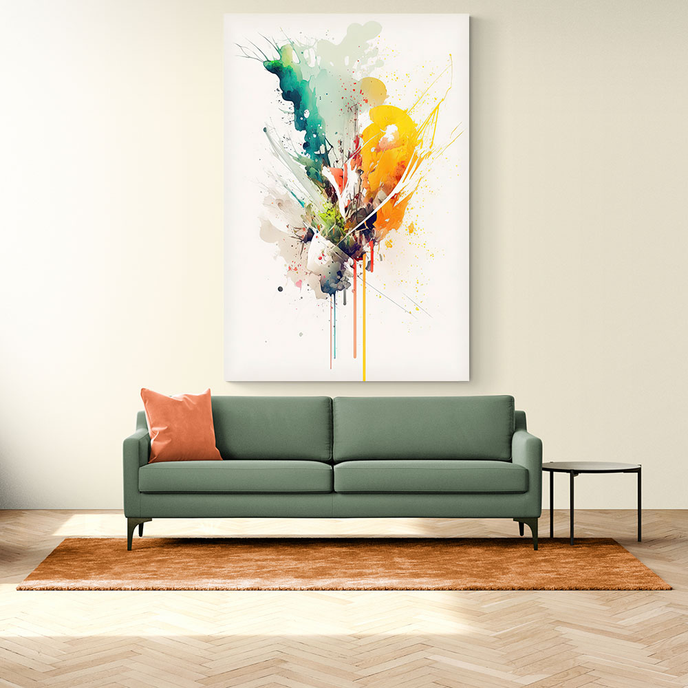 Ink Splash Abstract 35 Wall Art