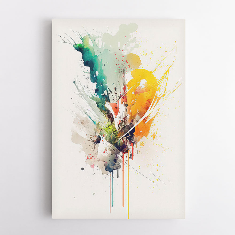 Ink Splash Abstract 35 Wall Art