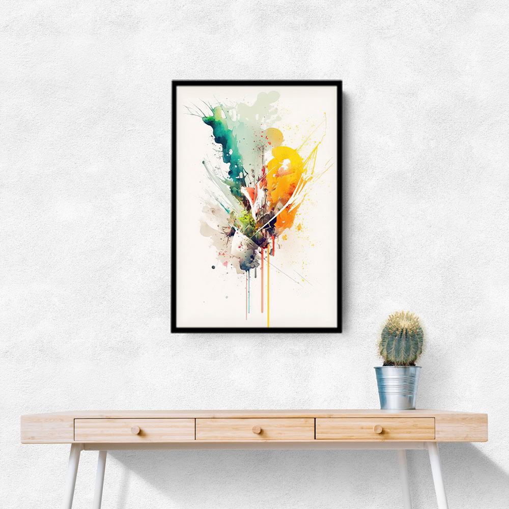 Ink Splash Abstract 35 Wall Art