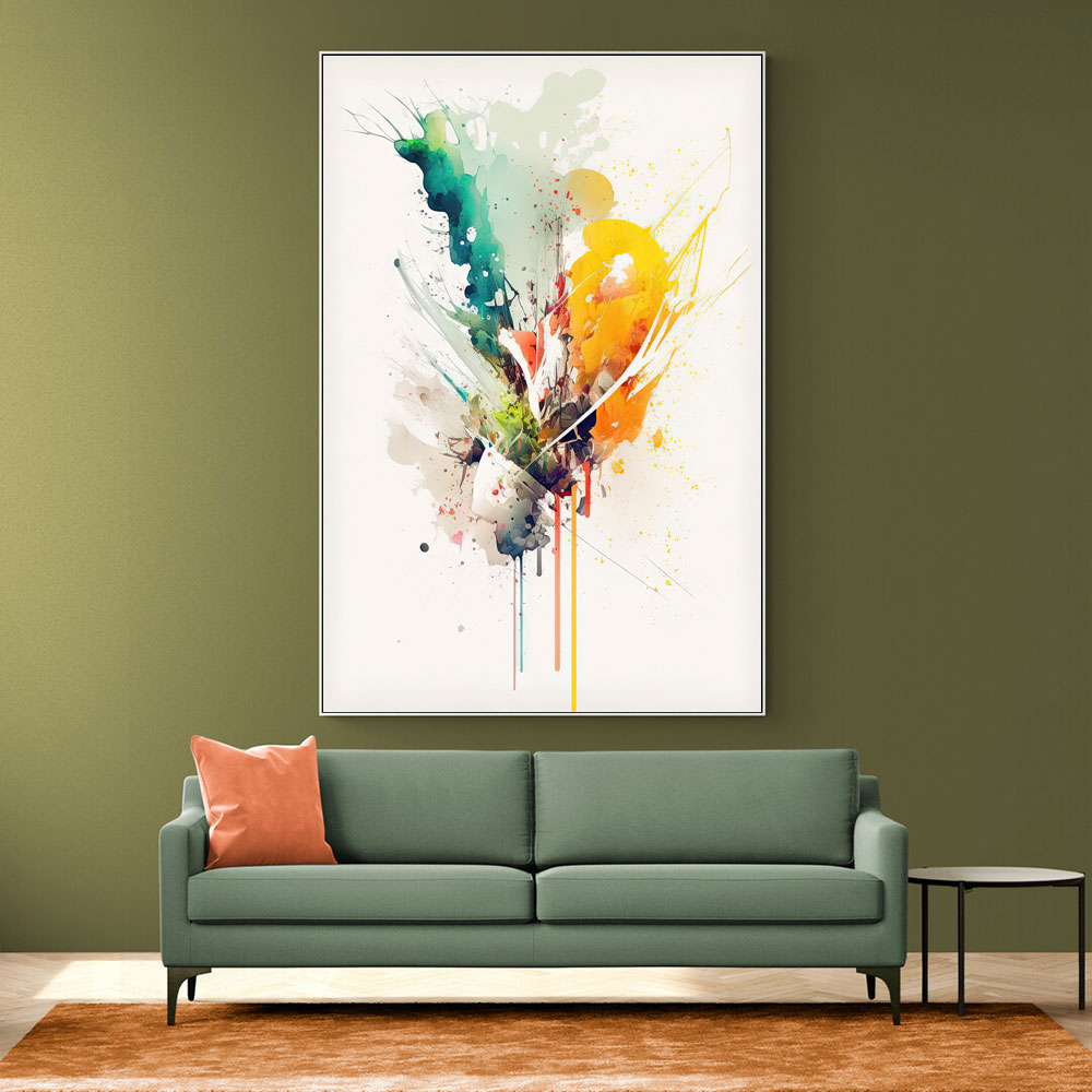 Ink Splash Abstract 35 Wall Art