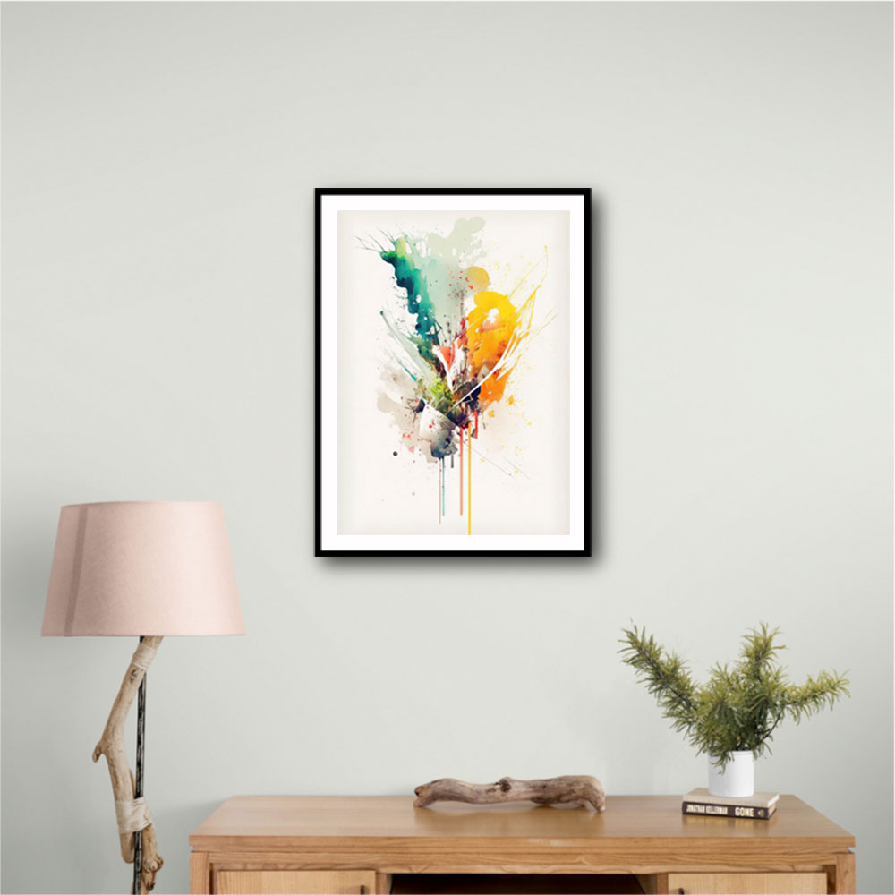 Ink Splash Abstract 35 Wall Art