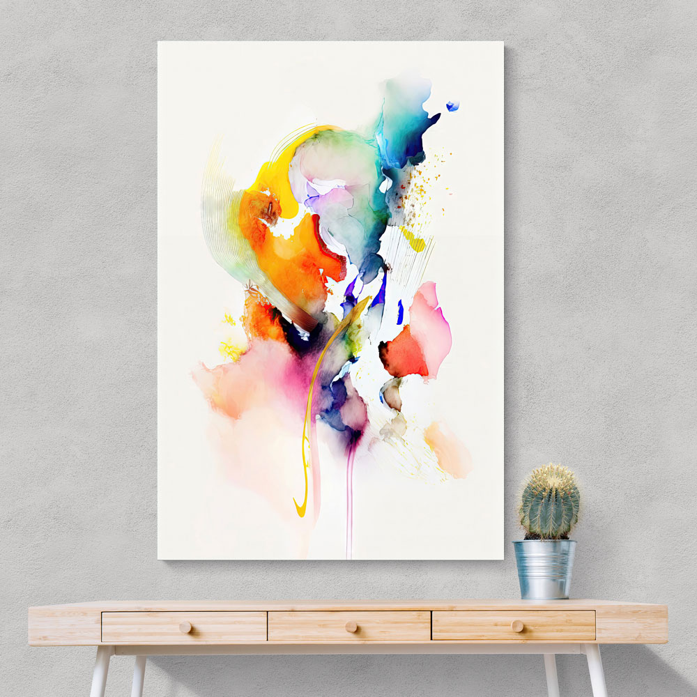 Ink Splash Abstract 36 Wall Art