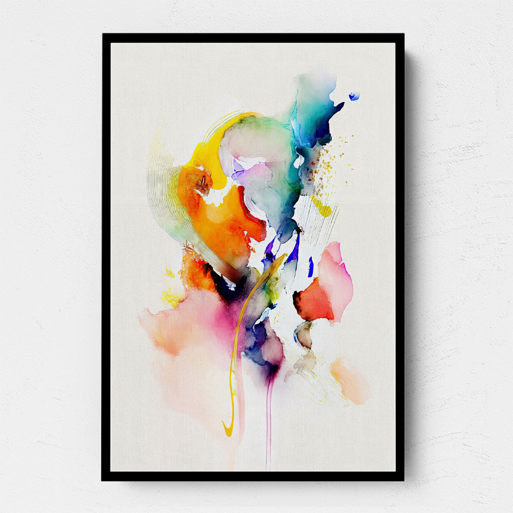 Ink Splash Abstract 36 Wall Art