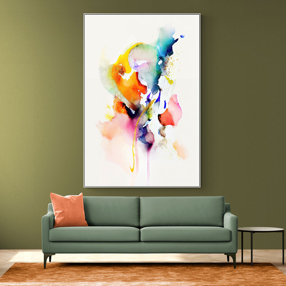 Ink Splash Abstract 36 Wall Art