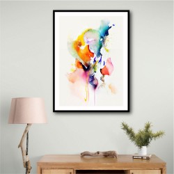 Ink Splash Abstract 36 Wall Art