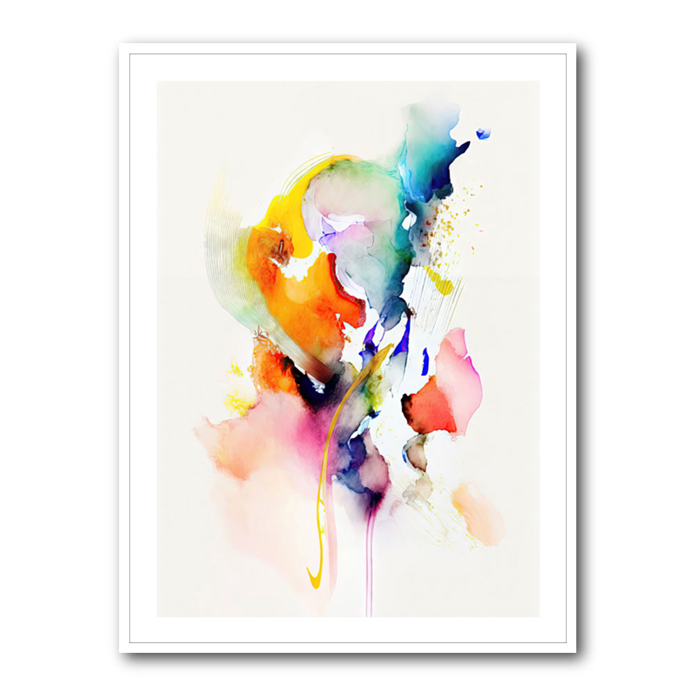 Ink Splash Abstract 36 Wall Art