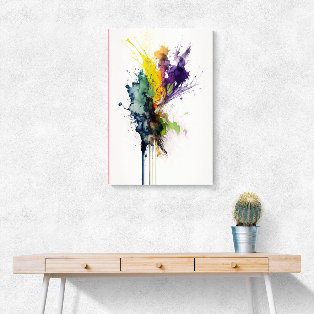 Ink Splash Abstract 37 Wall Art