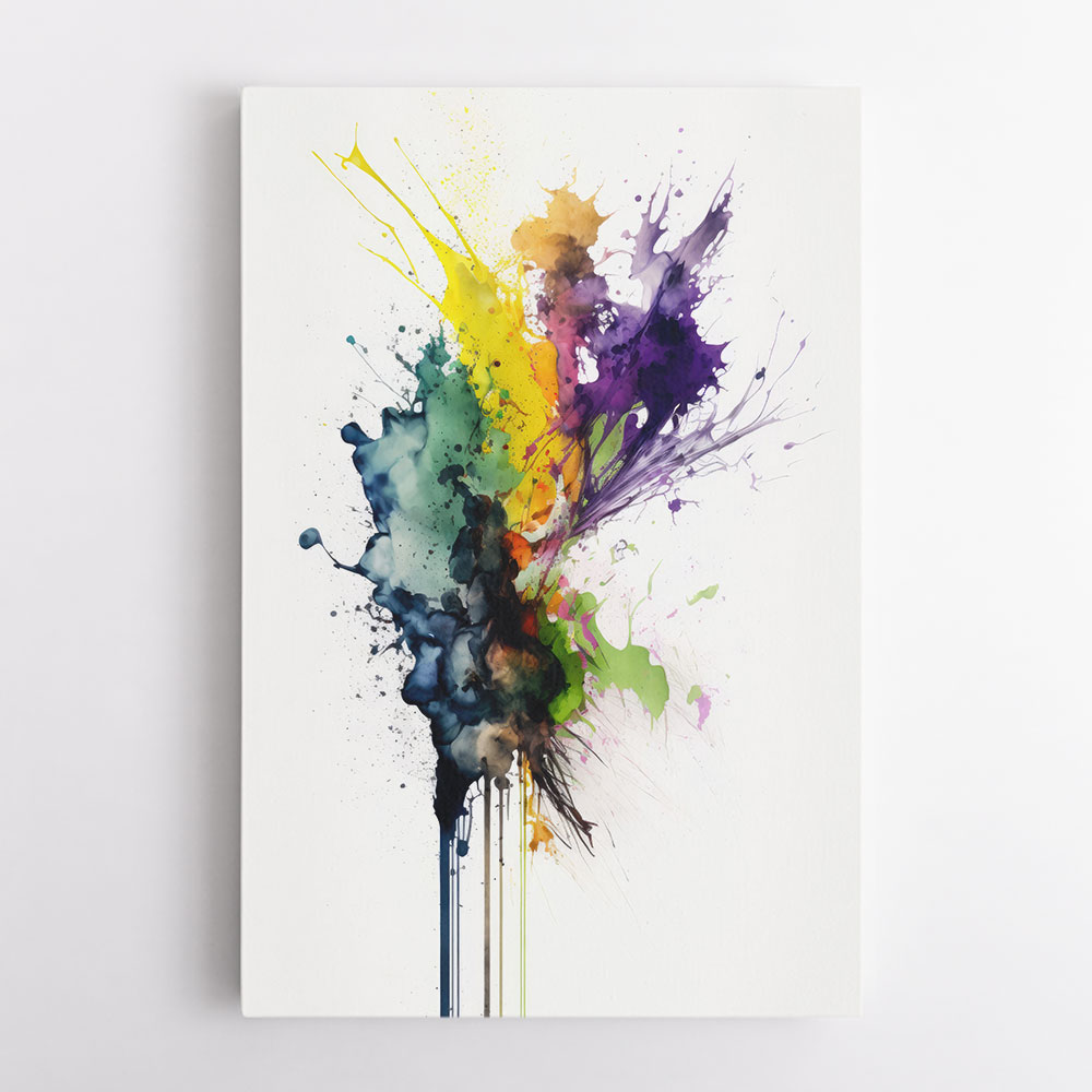 Ink Splash Abstract 37 Wall Art