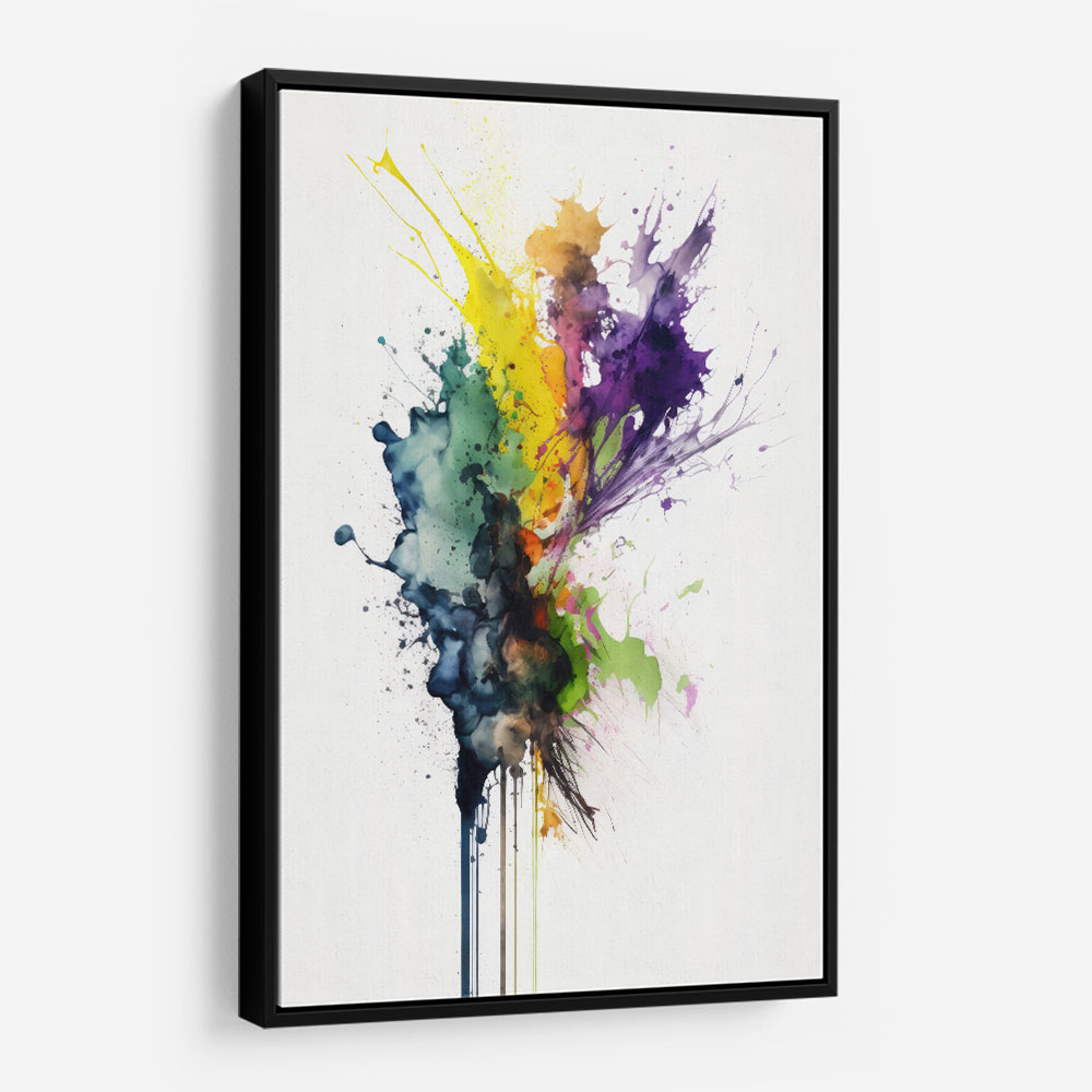 Ink Splash Abstract 37 Wall Art