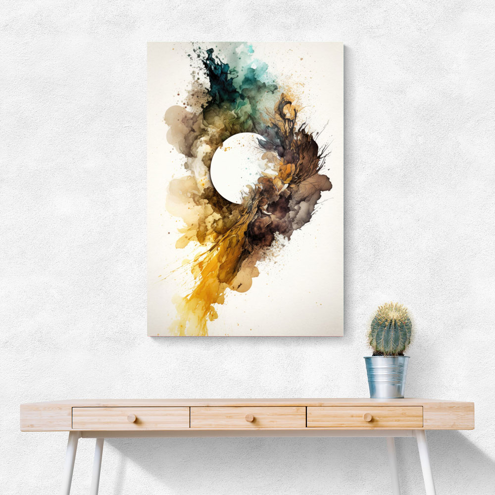 Ink Splash Abstract 38 Wall Art