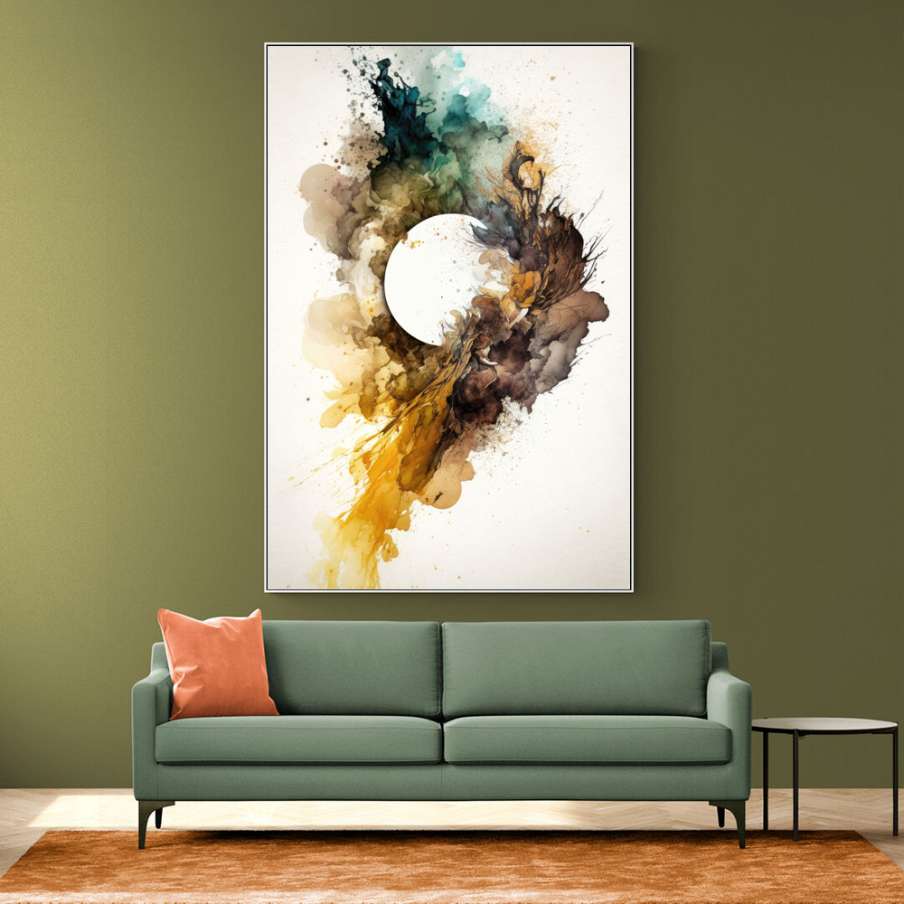 Ink Splash Abstract 38 Wall Art