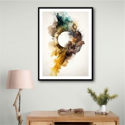 Ink Splash Abstract 38 Wall Art