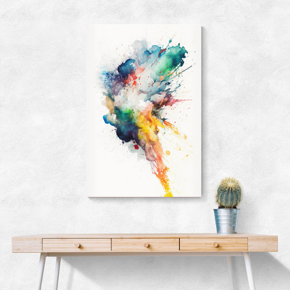 Ink Splash Abstract 39 Wall Art