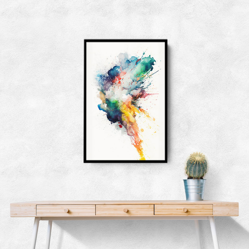 Ink Splash Abstract 39 Wall Art