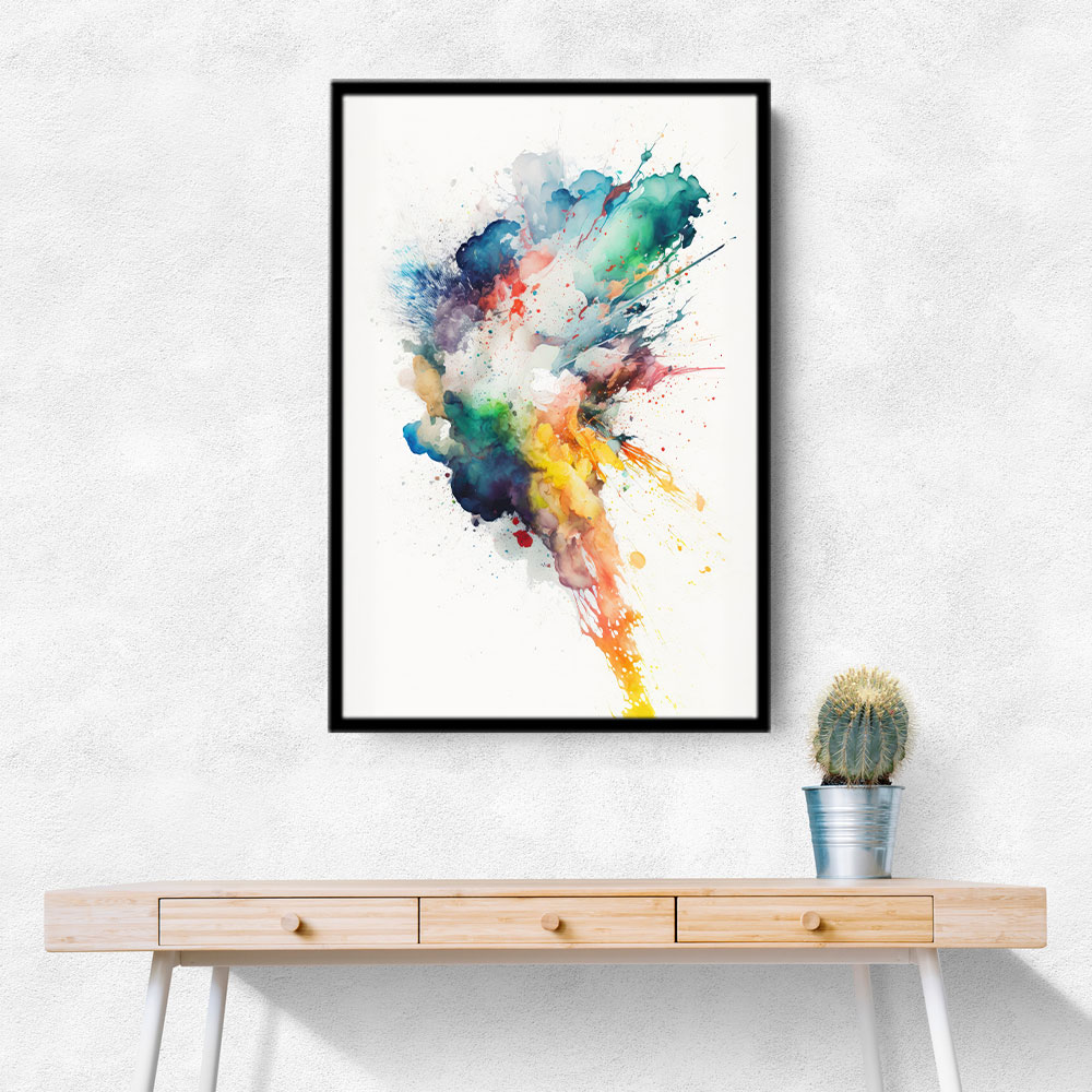 Ink Splash Abstract 39 Wall Art