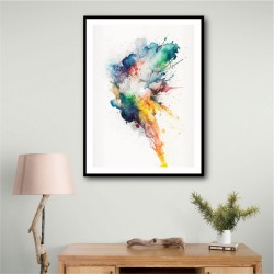 Ink Splash Abstract 39 Wall Art