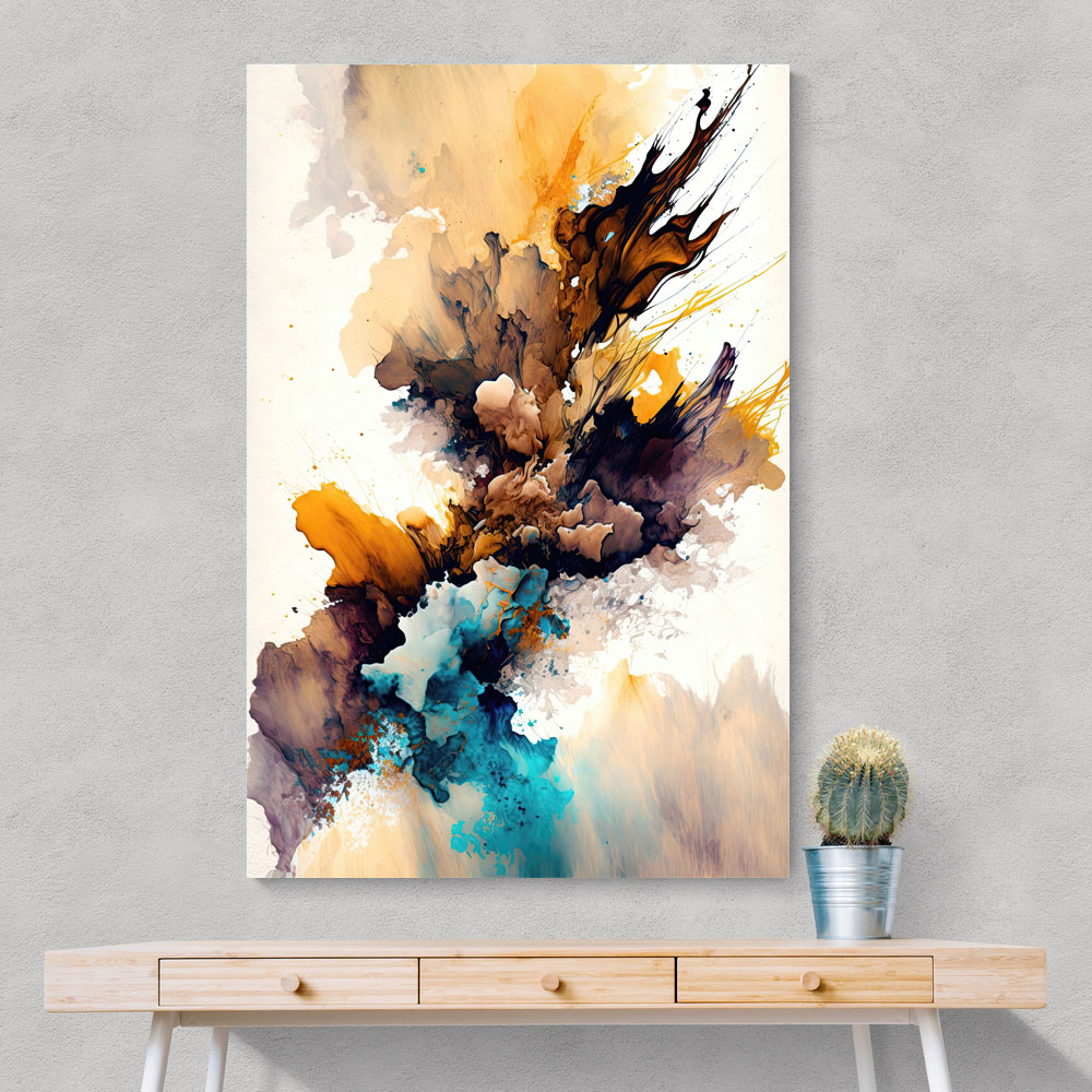 Ink Splash Abstract 40 Wall Art