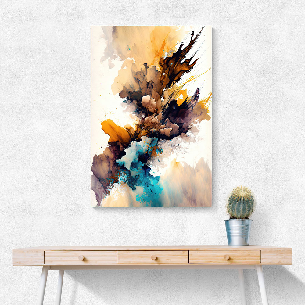 Ink Splash Abstract 40 Wall Art