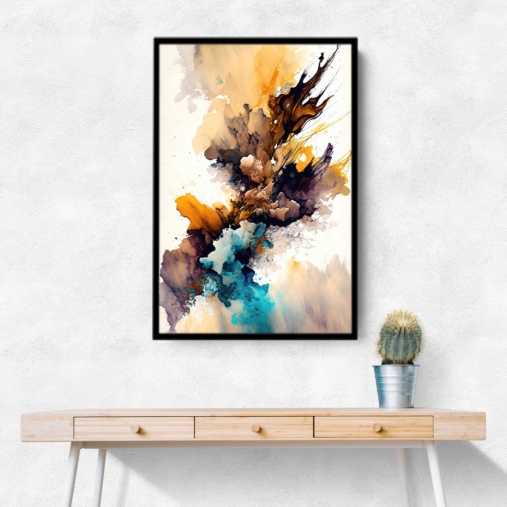 Ink Splash Abstract 40 Wall Art