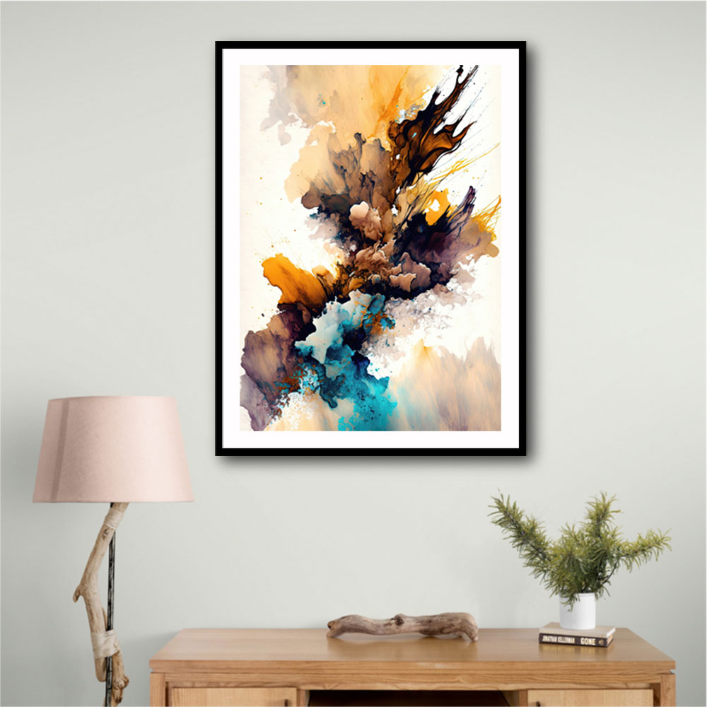 Ink Splash Abstract 40 Wall Art