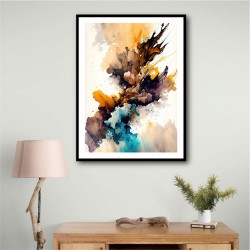 Ink Splash Abstract 40 Wall Art