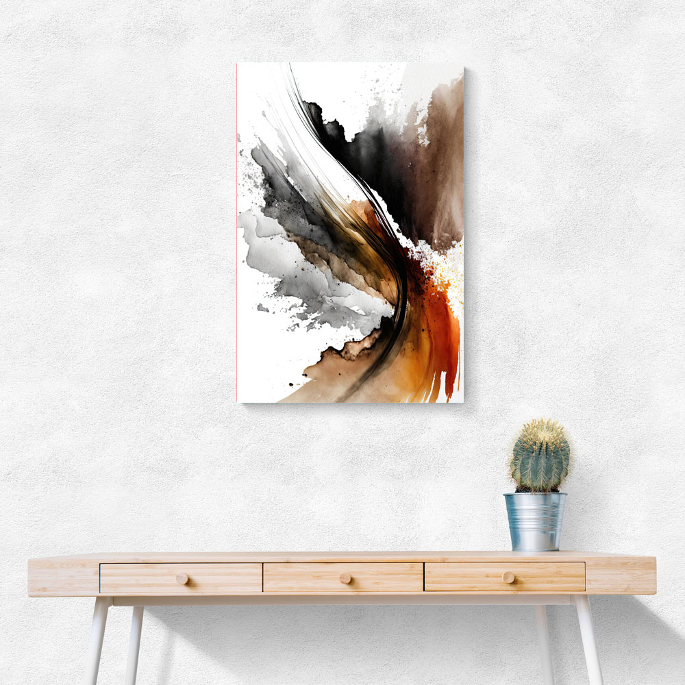 Ink Splash Abstract 41 Wall Art