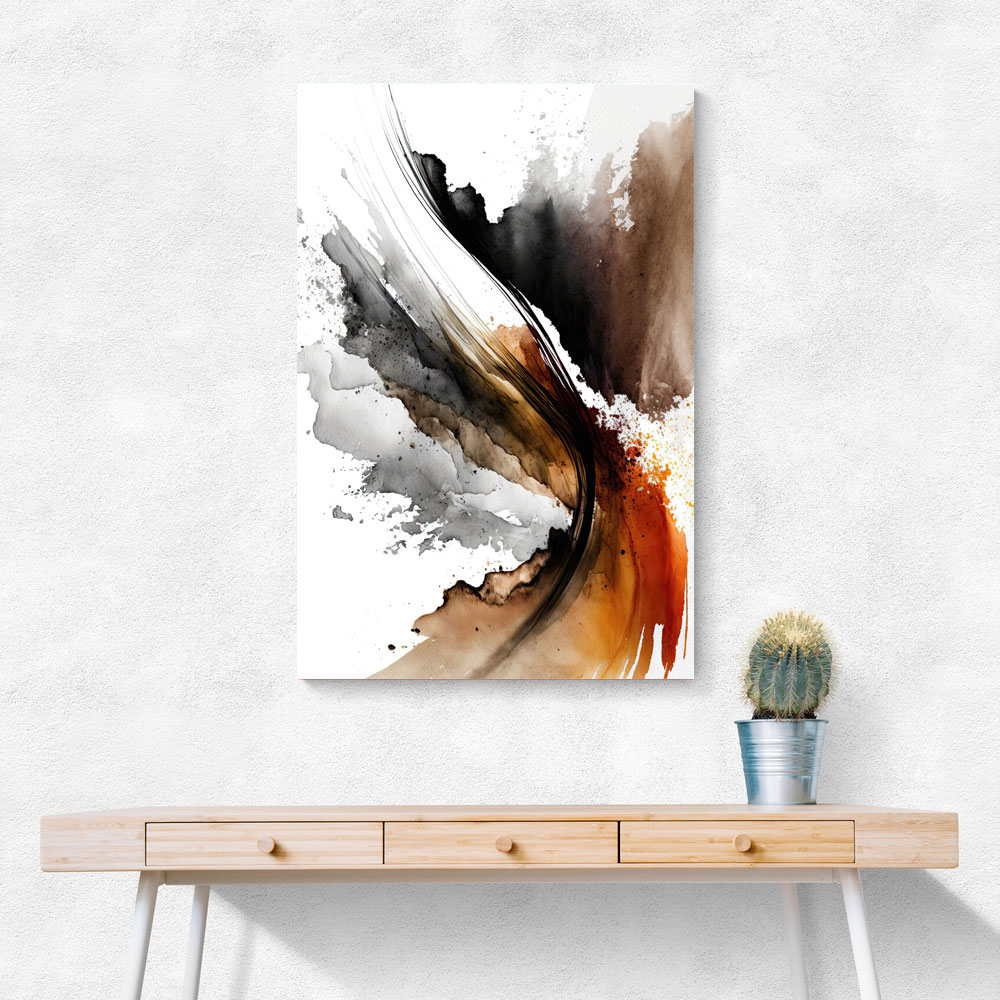 Ink Splash Abstract 41 Wall Art