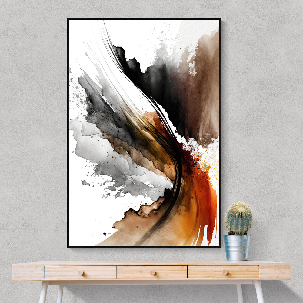 Ink Splash Abstract 41 Wall Art