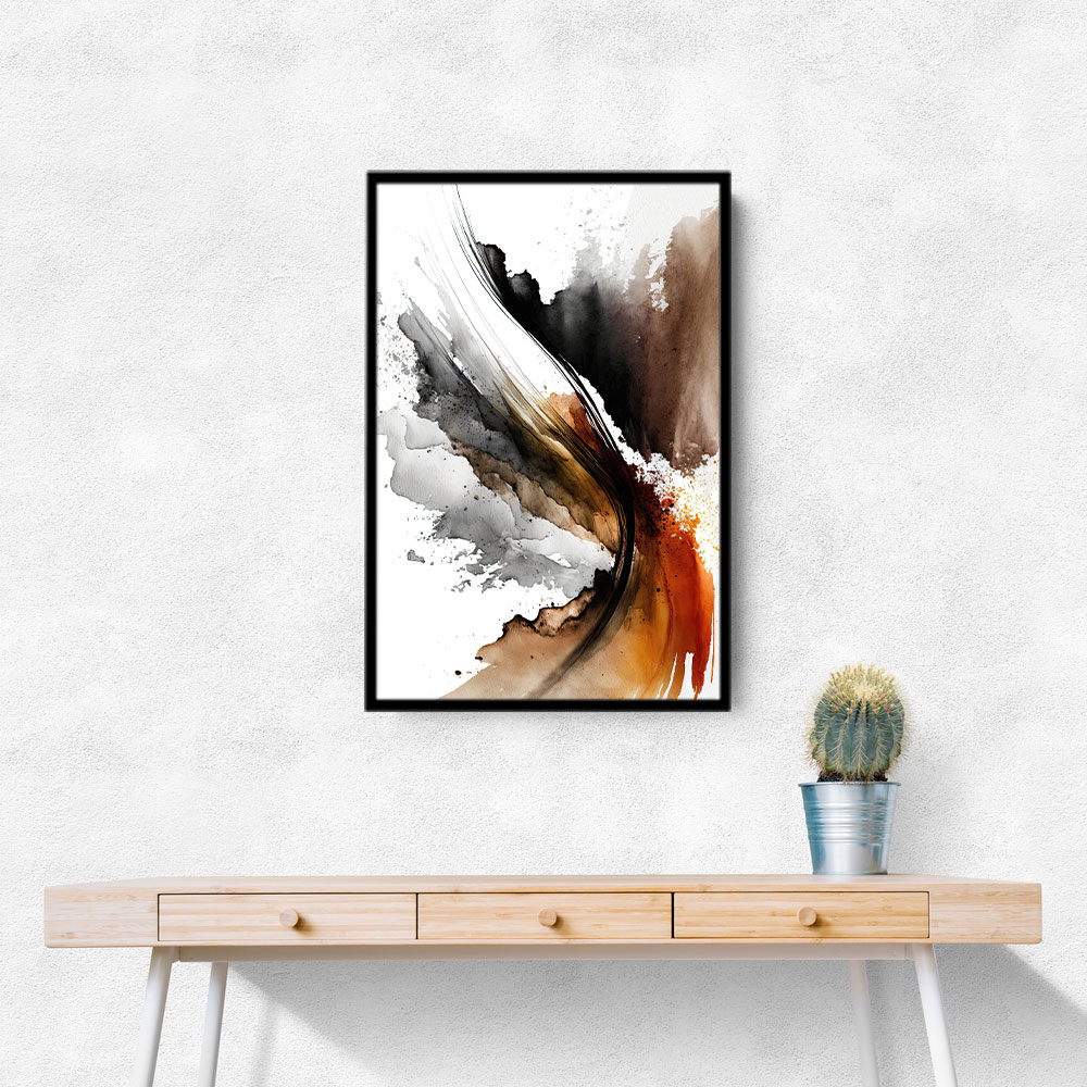 Ink Splash Abstract 41 Wall Art