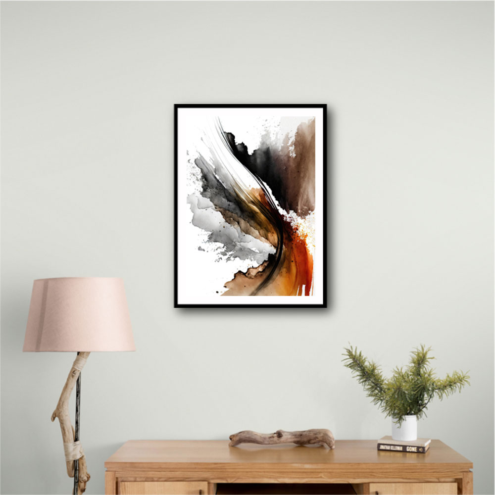 Ink Splash Abstract 41 Wall Art