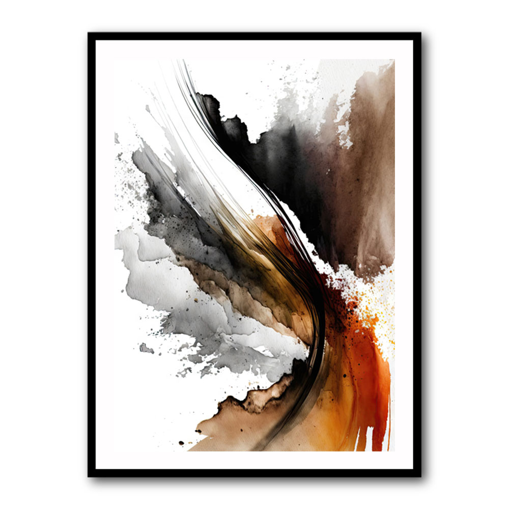 Ink Splash Abstract 41 Wall Art