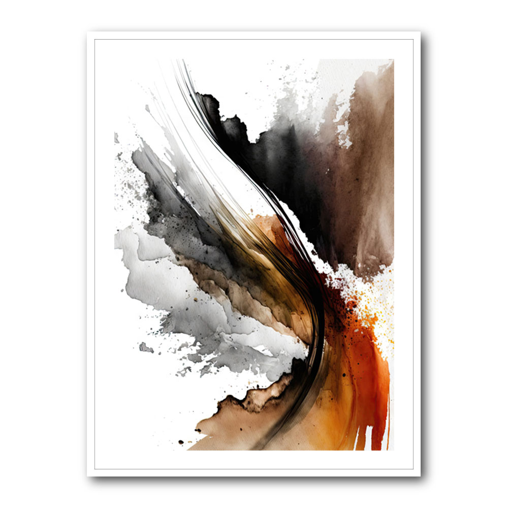 Ink Splash Abstract 41 Wall Art