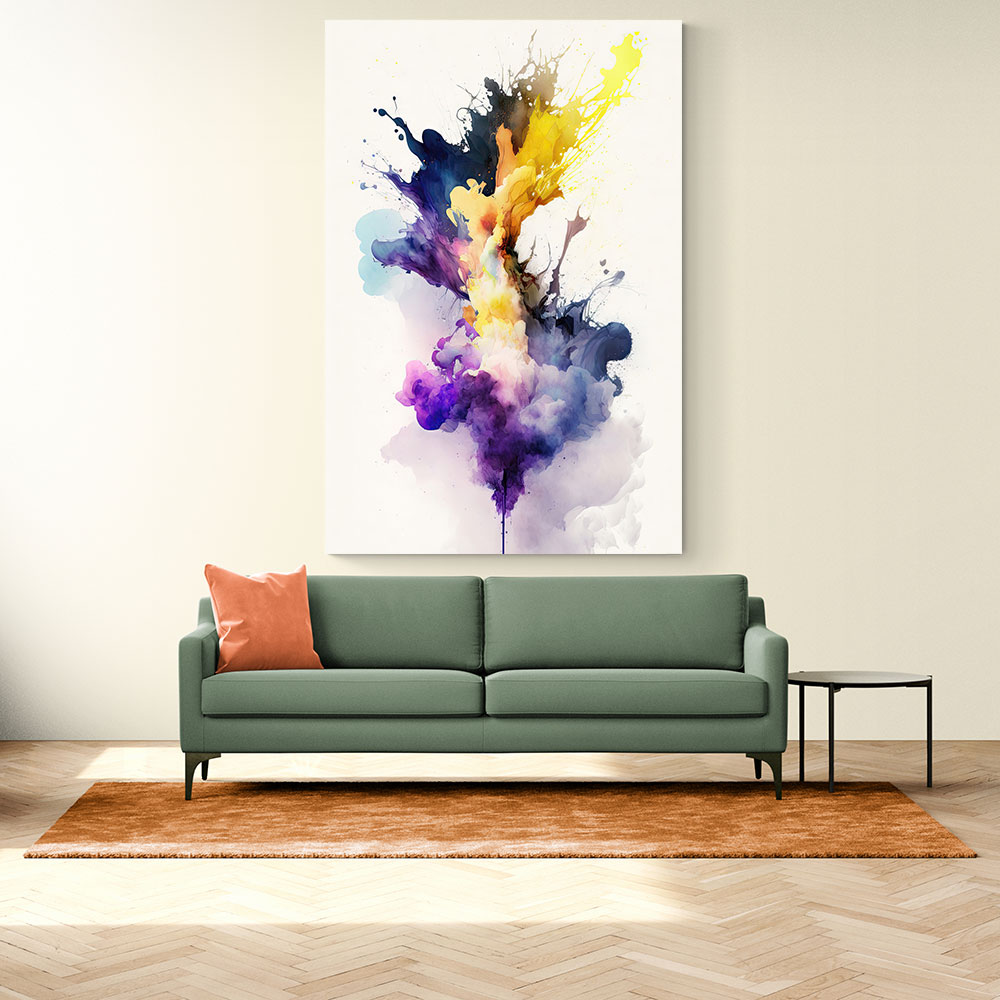 Ink Splash Abstract 42 Wall Art