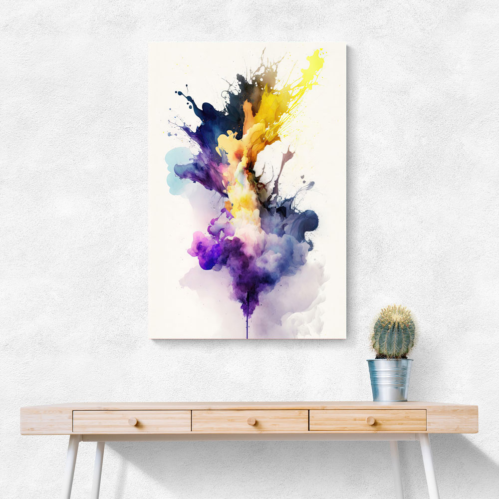 Ink Splash Abstract 42 Wall Art