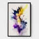 Ink Splash Abstract 42 Wall Art