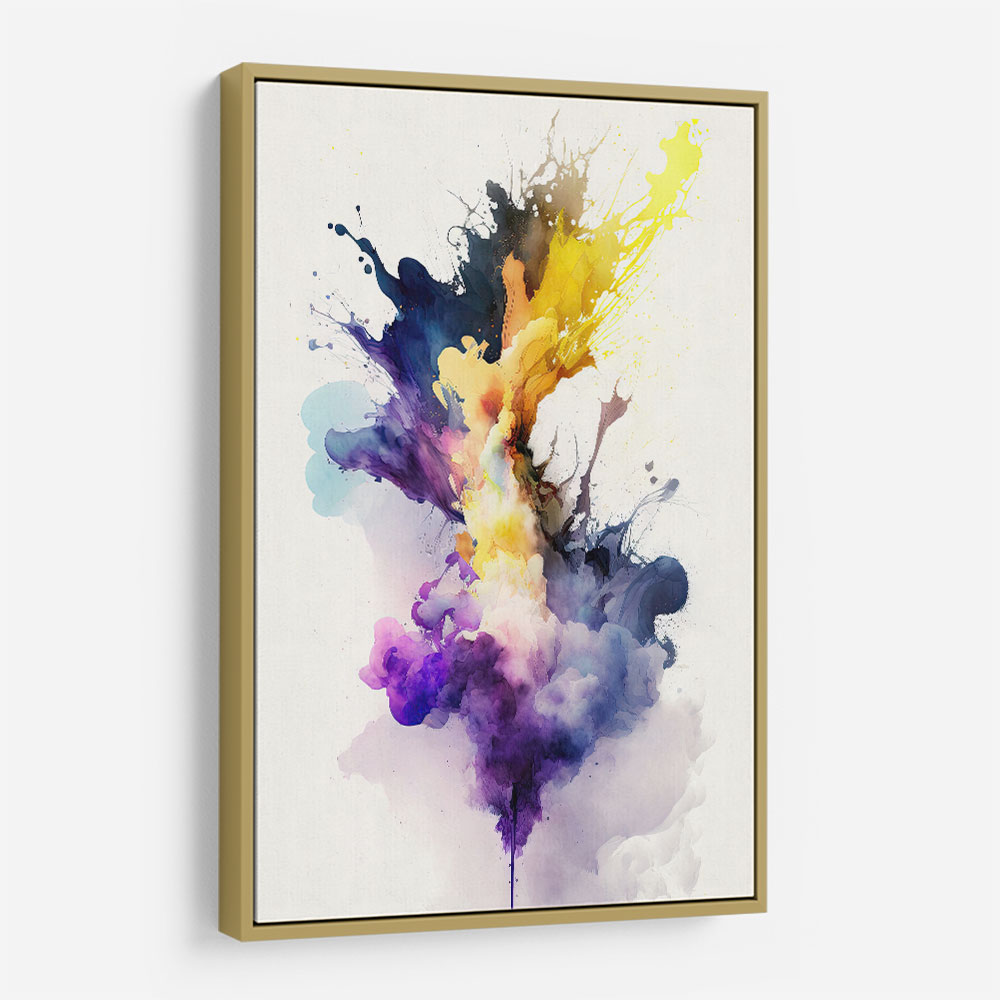 Ink Splash Abstract 42 Wall Art