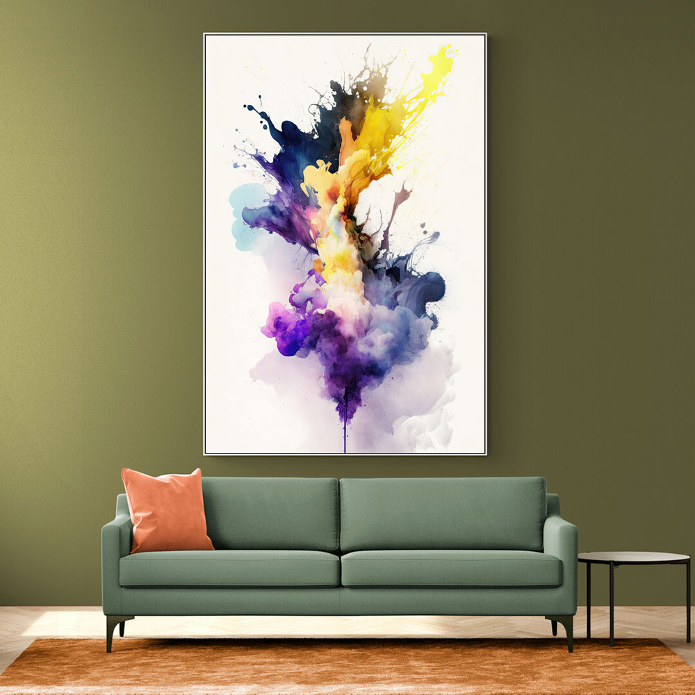 Ink Splash Abstract 42 Wall Art