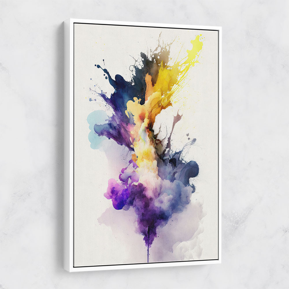 Ink Splash Abstract 42 Wall Art