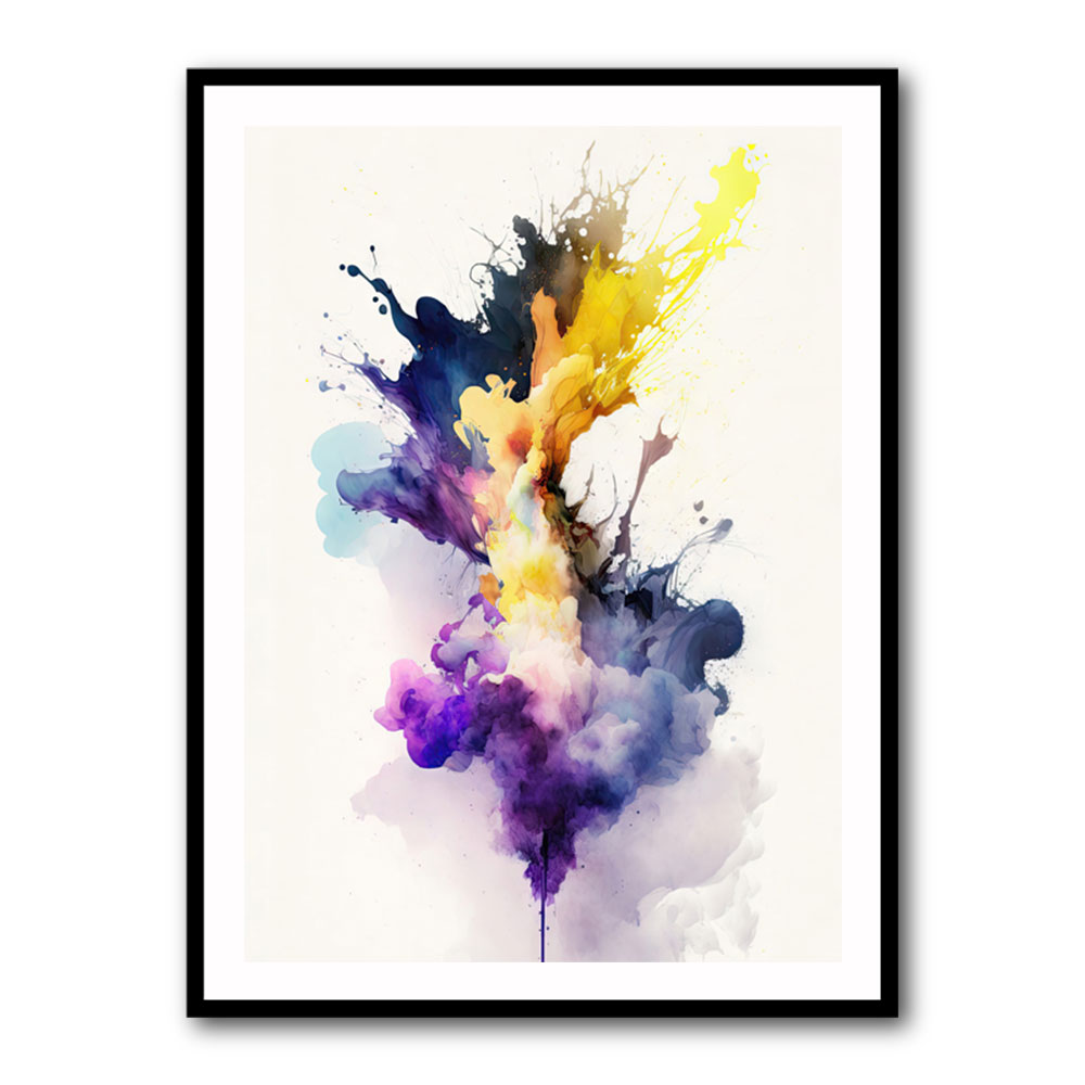 Ink Splash Abstract 42 Wall Art