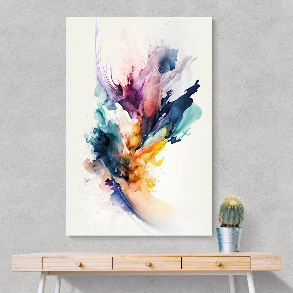 Ink Splash Abstract 43 Wall Art