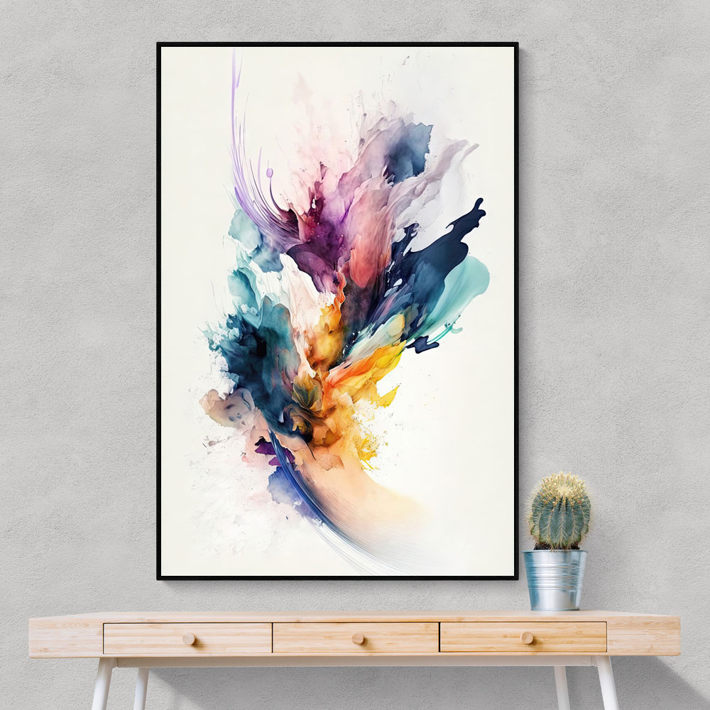 Ink Splash Abstract 43 Wall Art