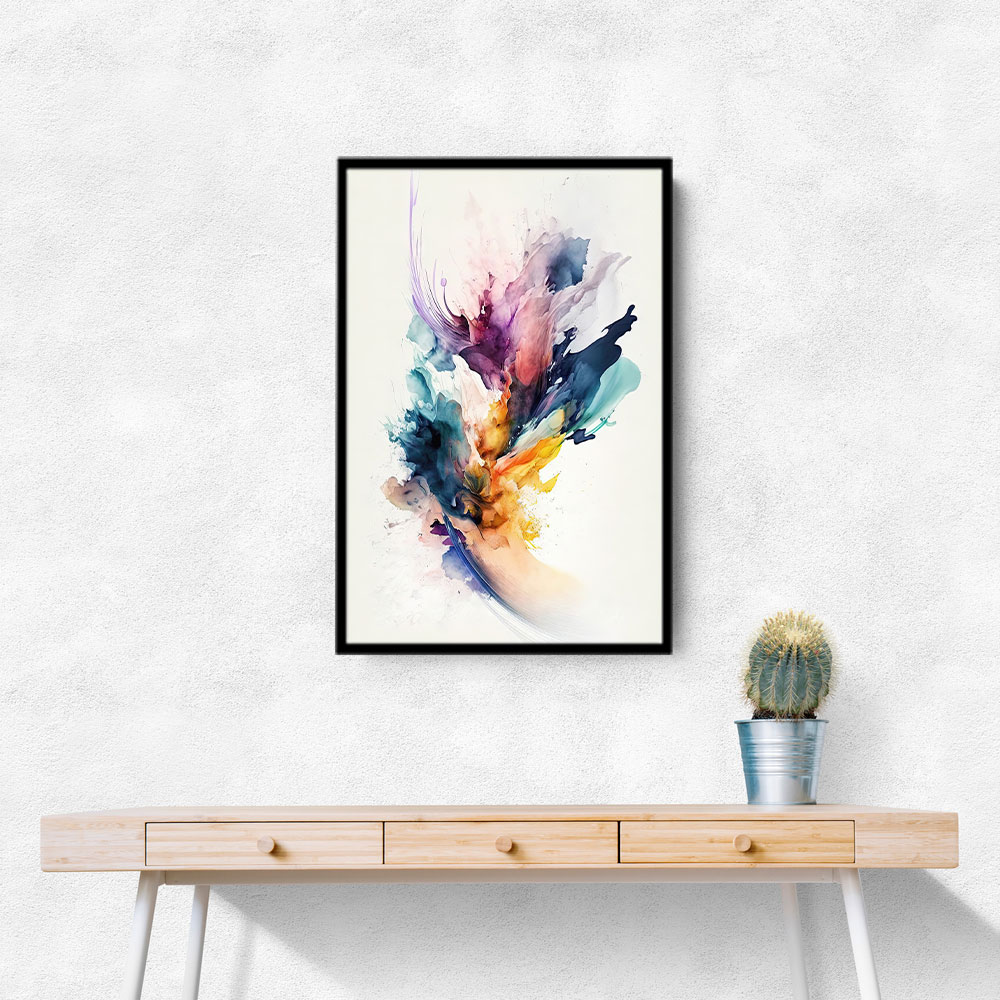 Ink Splash Abstract 43 Wall Art