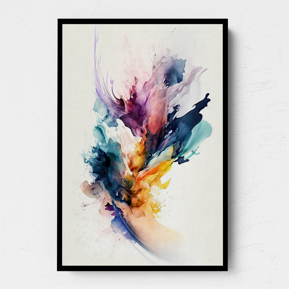 Ink Splash Abstract 43 Wall Art