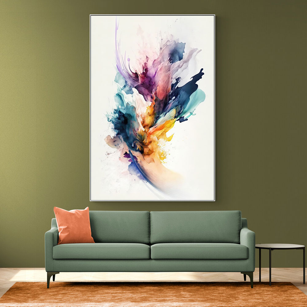 Ink Splash Abstract 43 Wall Art