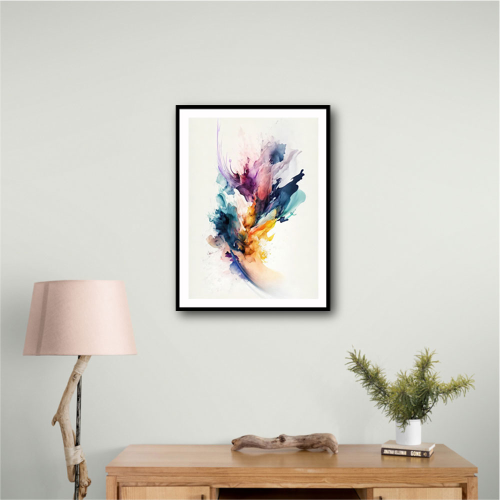 Ink Splash Abstract 43 Wall Art