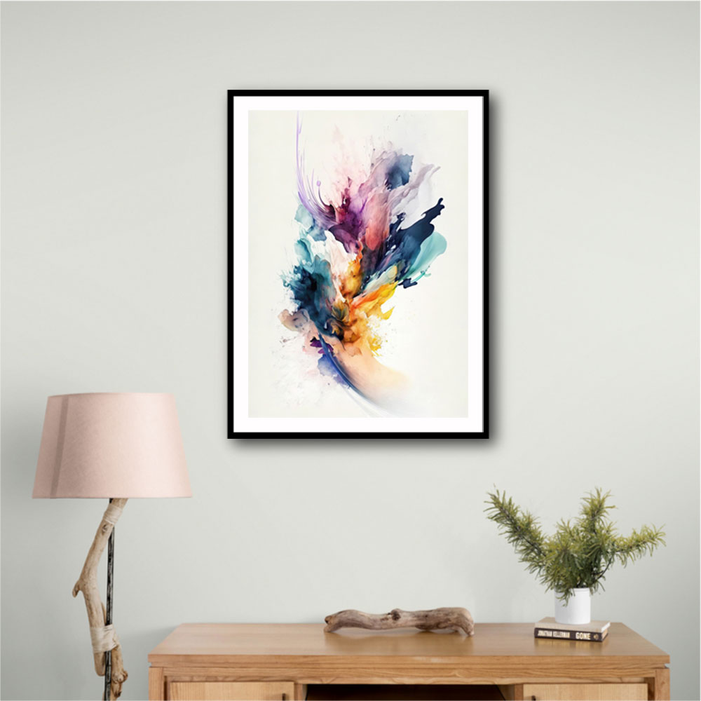 Ink Splash Abstract 43 Wall Art