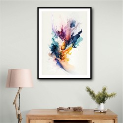 Ink Splash Abstract 43 Wall Art