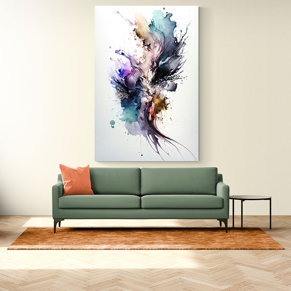 Ink Splash Abstract 44 Wall Art