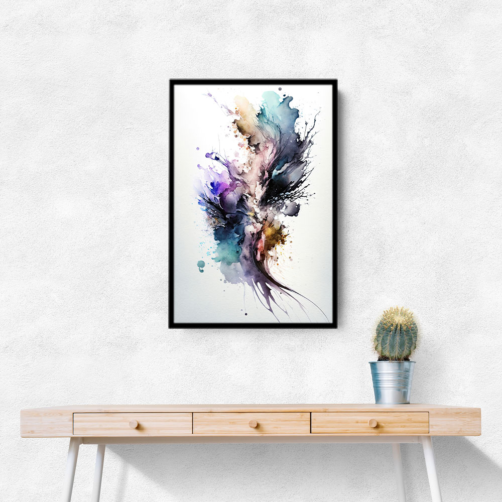 Ink Splash Abstract 44 Wall Art